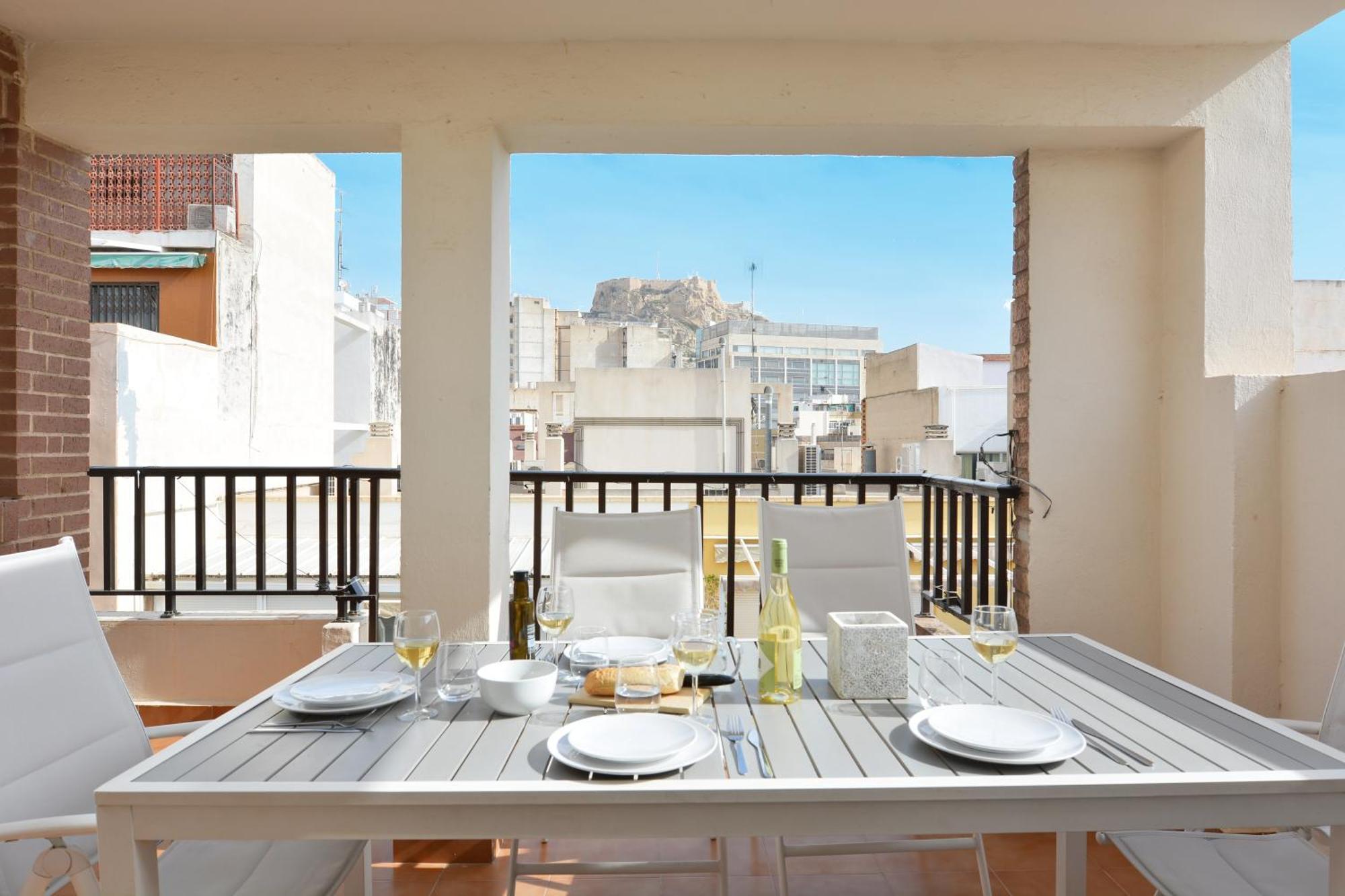 City Center Penthouse By Nras Alicante Buitenkant foto